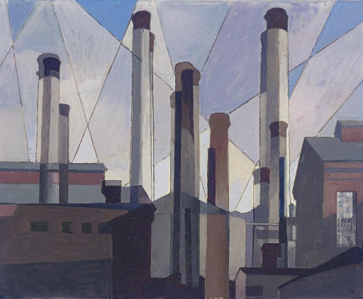 Stacks in Celebration by Charles Sheeler, 1954
