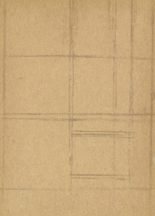 Study for a Composition by Piet Mondrian, circa 1939-1940