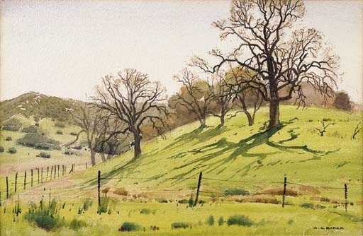 Arthur Grover Rider | A Sunny Spring Landscape | MutualArt