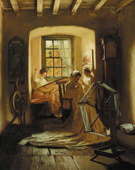 A Peaceful Art by John Henry Lorimer, 1888