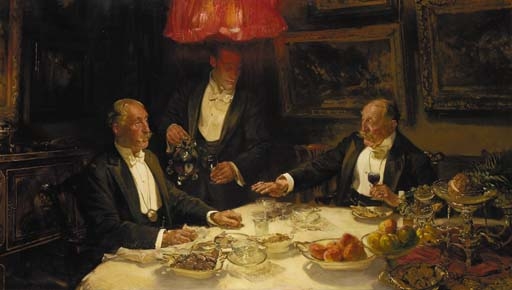 Artwork by Edgar Bundy, The Doctor Forbids, Made of oil on canvas