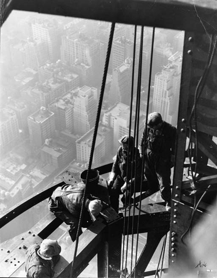 Empire State Building, New York City by Lewis Hine, Circa 1930