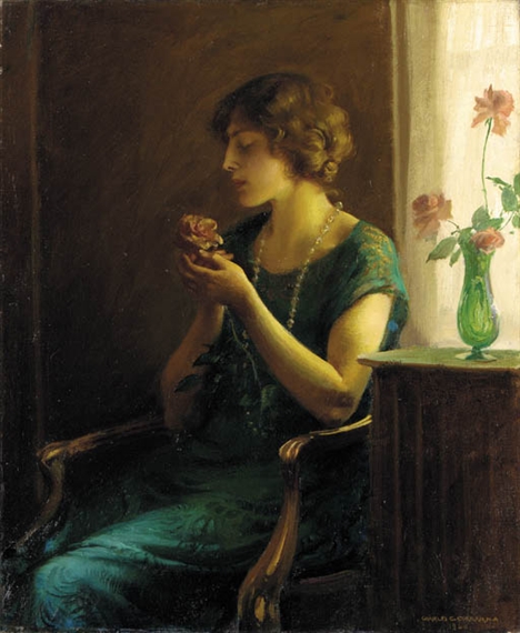 The Full Blown Rose by Charles Courtney Curran, 1924