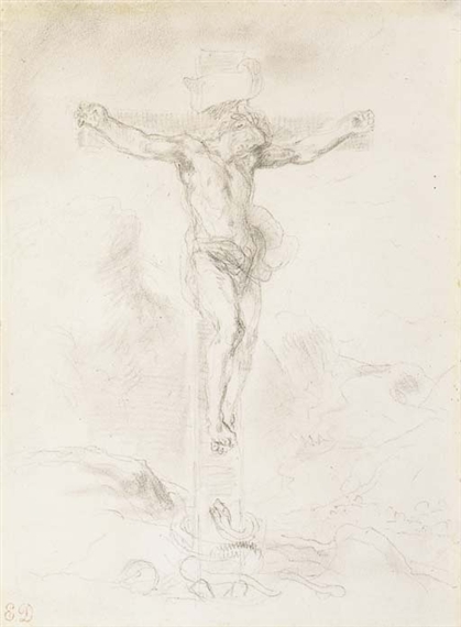 Eugène Delacroix | Christ on the Cross | MutualArt