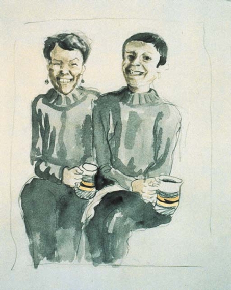 Lesbians by John Currin, 1992