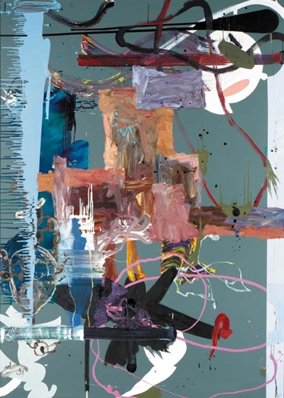 Untitled (green) by Fiona Rae, 1993