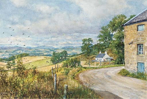 Strathmore from Tullybaccart by James McIntosh Patrick‏