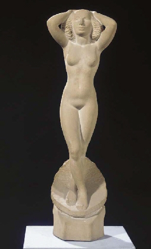 A female nude by John Rädecker, 1935