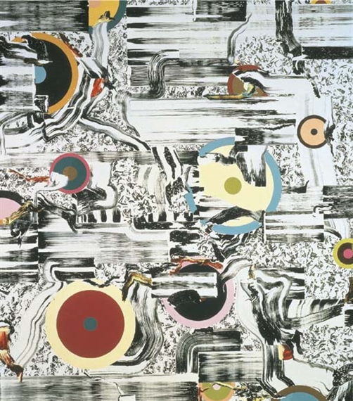 Untitled (Sky Shout) by Fiona Rae, 1997