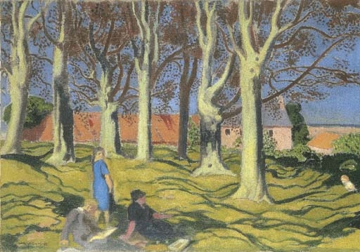 Bois de hêtres à Loguivy by Maurice Denis, 1926
