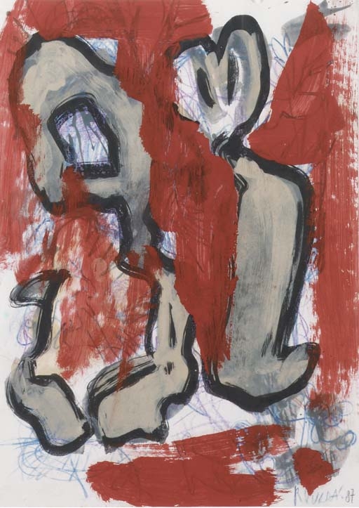 Abstract (red) by Rob Birza, 1987