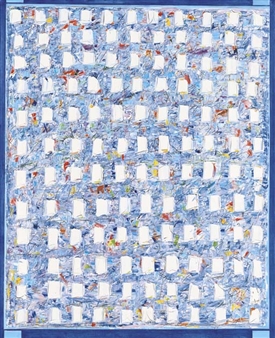 Untitled (Blue Border) - Paul Partos