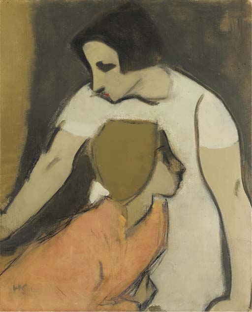 The Alarm by Helene Schjerfbeck, 1935