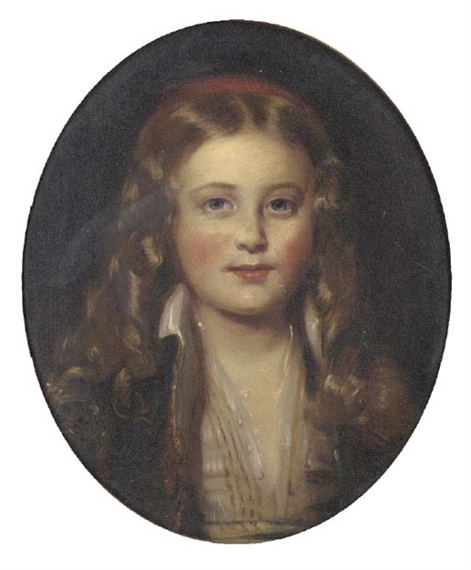 John Watson Gordon | Portrait of Kalitza Janet Erskine Christian Hay ...