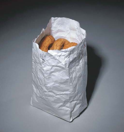 Bag of Donuts by Robert Gober, 1989