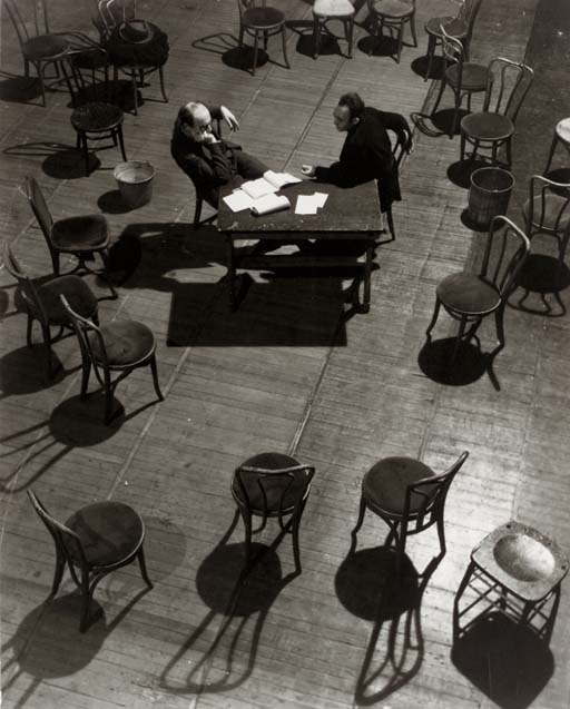 Ralph Steiner After the Rehearsal of the Chase of Clyde Griffiths