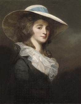 George Romney | Portrait of Elizabeth Ramus (1751-1848), daughter of ...