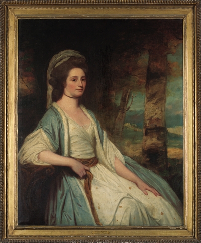 George Romney | Portrait of Mrs Cross (1739-1821) of Clifton, near ...