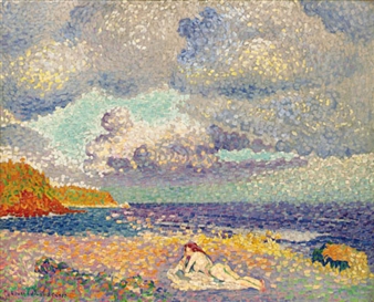 Henri Edmond Cross、AVANT L'ORAGE,LA BAIG Henri BAIG Cross、AVANT L'ORAGE,LA Edmond