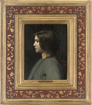 Girl in green - Jean-Jacques Henner