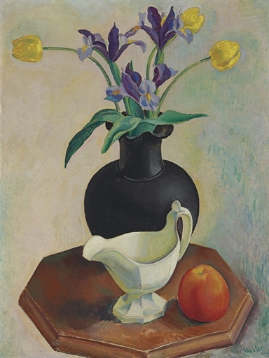 Yellow Iris by Charles Sheeler, 1925