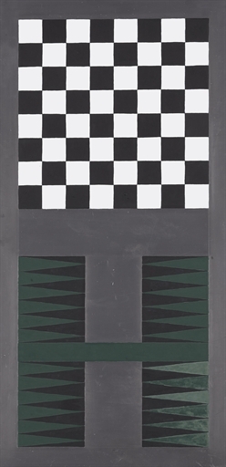 SHERRIE LEVINE、UNTITLED(SMALL CHECKS:2) Sherrie Levine | Untitled (Double Lead Checks: 4) | MutualArt