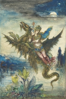 Rêve d'Orient or La Péri: Dream of the Orient or The Peri - Gustave Moreau