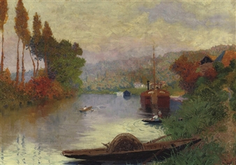 A summer's day at dawn - Maurice Chabas