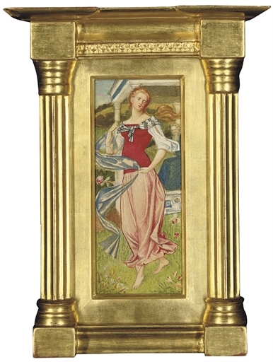 Study for a figure of Arethusa by Joseph Edward Southall, 1895