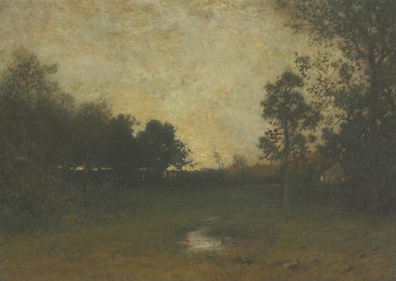 Late Afternoon by Alexander Helwig Wyant, 1883