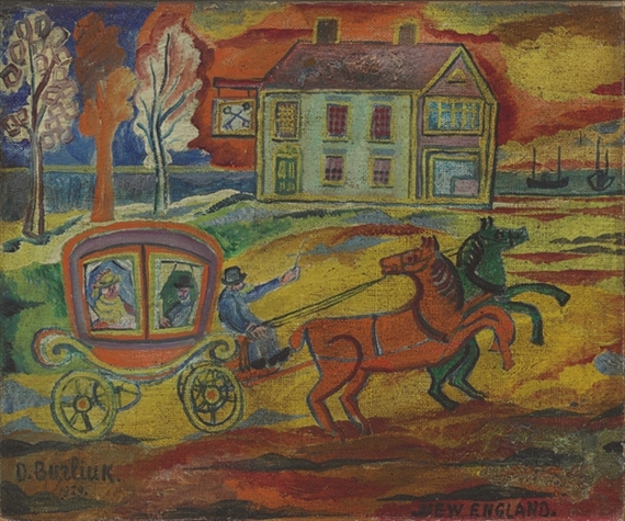 New England by David Burliuk, 1929