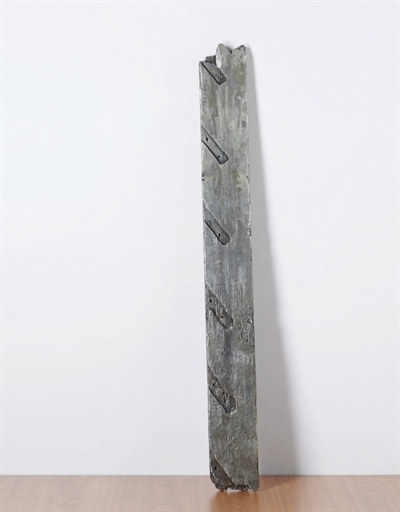 Artwork by Robert Gober, Untitled, Made of silver-plated bronze