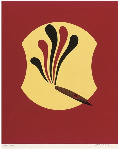 Freud's Smoke by Patrick Caulfield