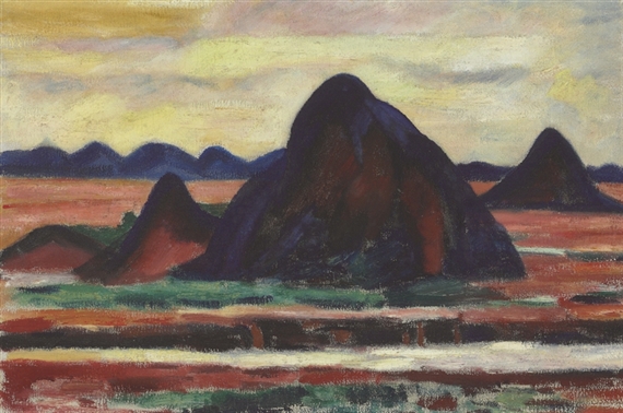 New Mexico by Marsden Hartley, 1919
