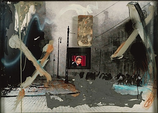 SANS TITRE by Wolf Vostell, 1990