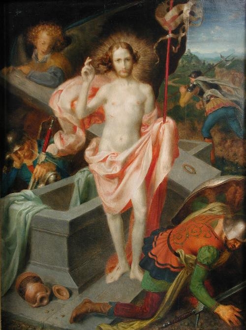 Artwork by Theodor Baierl, The Resurrection, 1920, Made of oil on panel