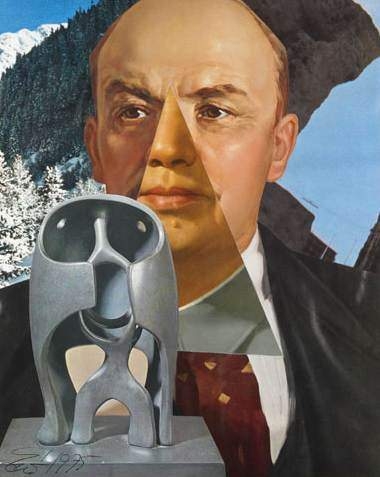 PORTRAIT DE LENINE/MAO