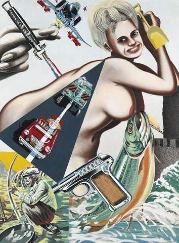 Artwork by Gudmundur Gudmundsson, SPLIT ME, Made of Oil on canvas