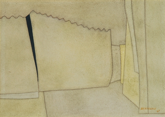 PAYSAGE ABSTRAIT - VOLONTAIRES III (1961)