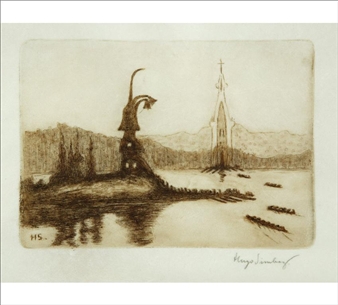 Hugo Simberg | Spring Evening during the Ice Break (Ruovesi) (1897 ...