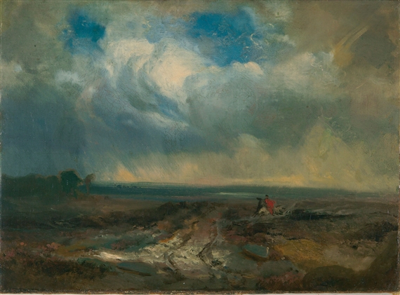 Bei Marathon. by Carl Rottmann, 1840