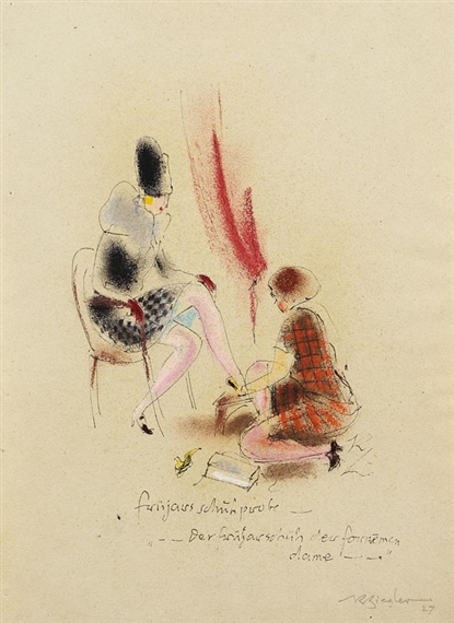 Frühjahrsschuhprobe by Richard Ziegler, 1927