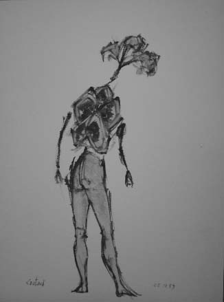 Femme fleur