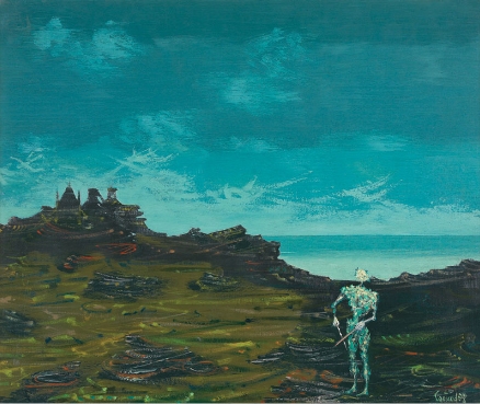 Il va banderiller l'orage by Lucien Coutaud, 1958