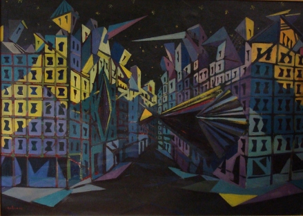 La rue étoilé by Lucien Coutaud, 1944