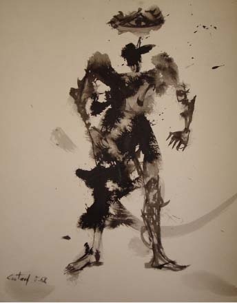 Personnage debout