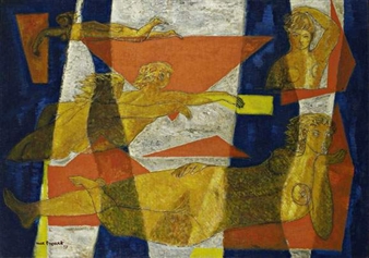 LES NAGEUSES - Max Papart