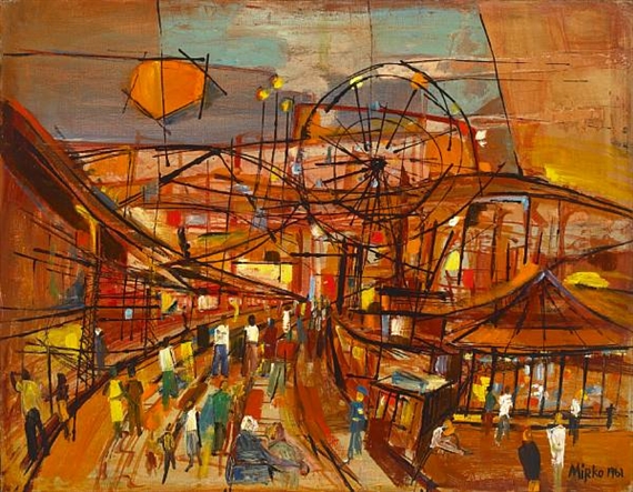 Carnival by Mirko Basaldella, 1961