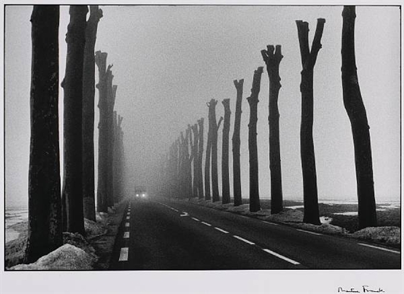 Winter near Paris, France by Martine Franck, 1978