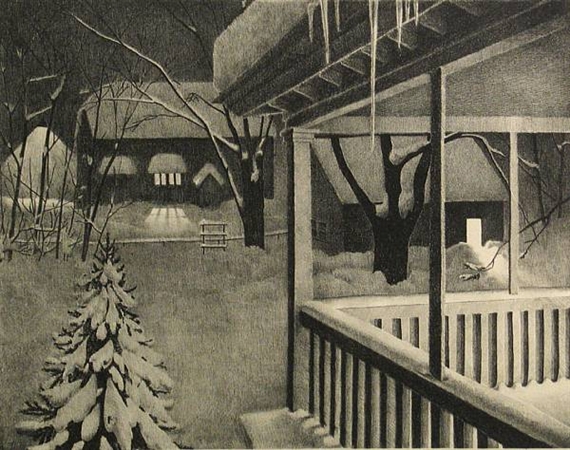 Kyra Markham | Winter Twilight (1935) | MutualArt